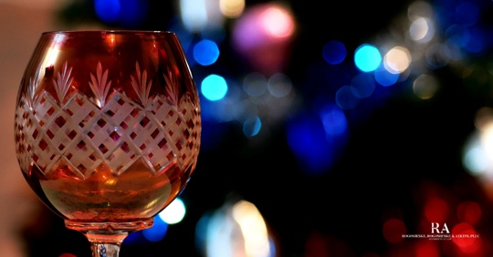 glass of liquor alcohol wine christmas tree wine glass